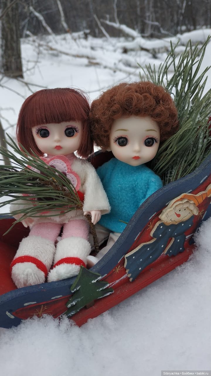 Три друга и одни сани — Игровые куклы разных производителей (Разное): редкие бренды