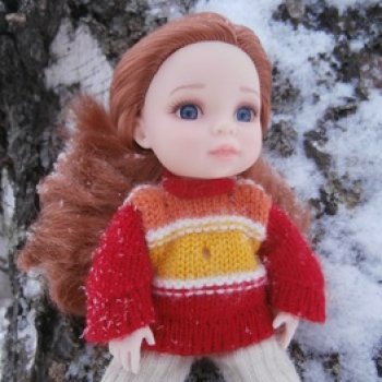 Лизонька в лесу.