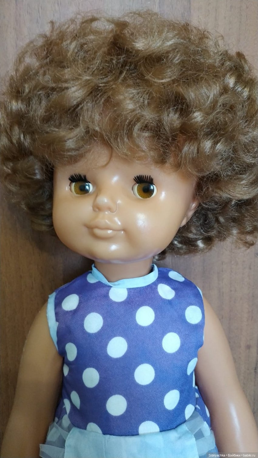 Кудряшка Лида — Советские винтажные куклы (СССР): Ленигрушка (фото 3)