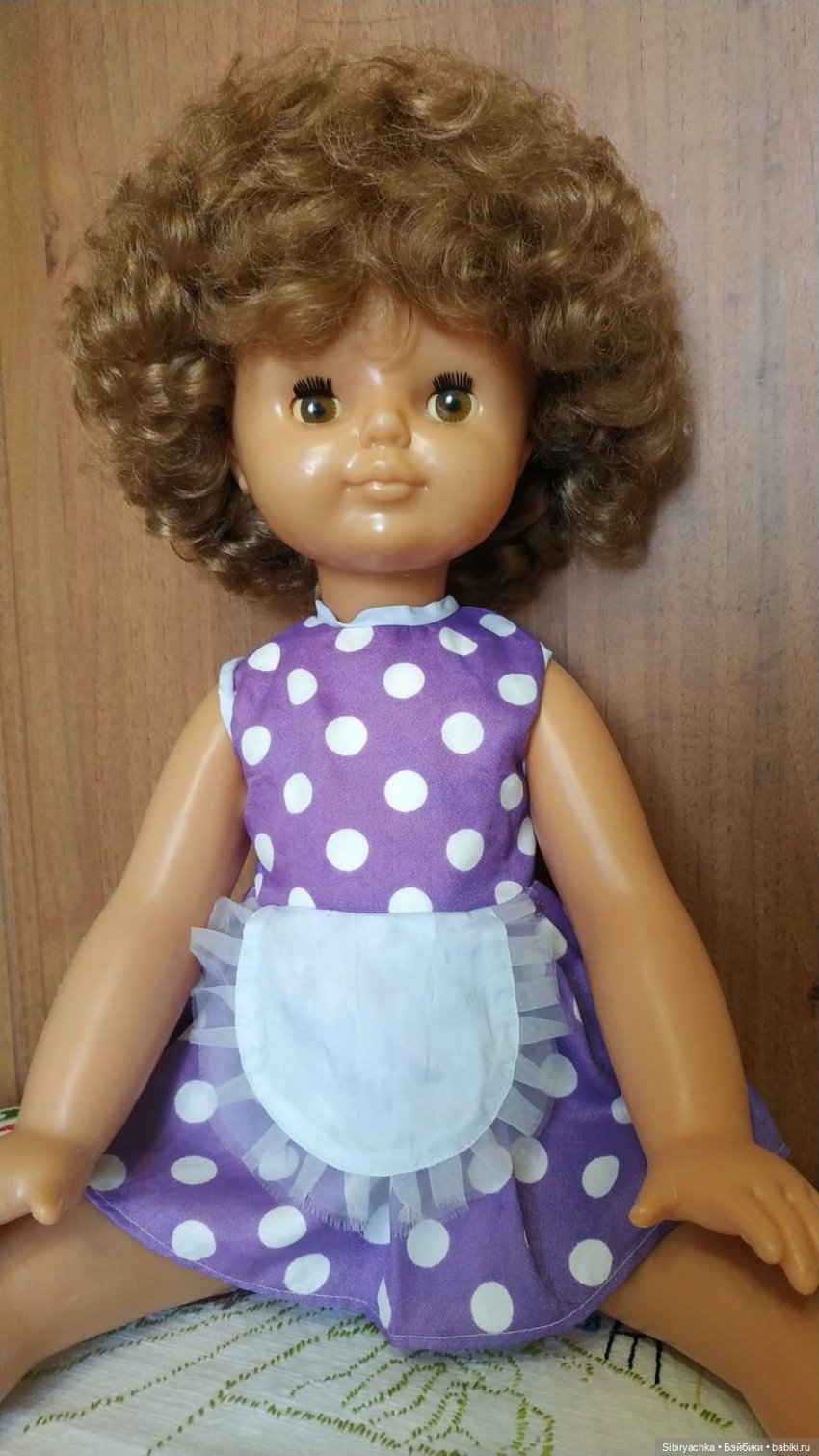 Кудряшка Лида — Советские винтажные куклы (СССР): Ленигрушка (фото 5)