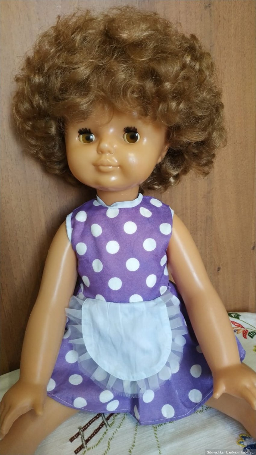 Кудряшки Лидочки — Советские винтажные куклы (СССР): Ленигрушка (фото 5)