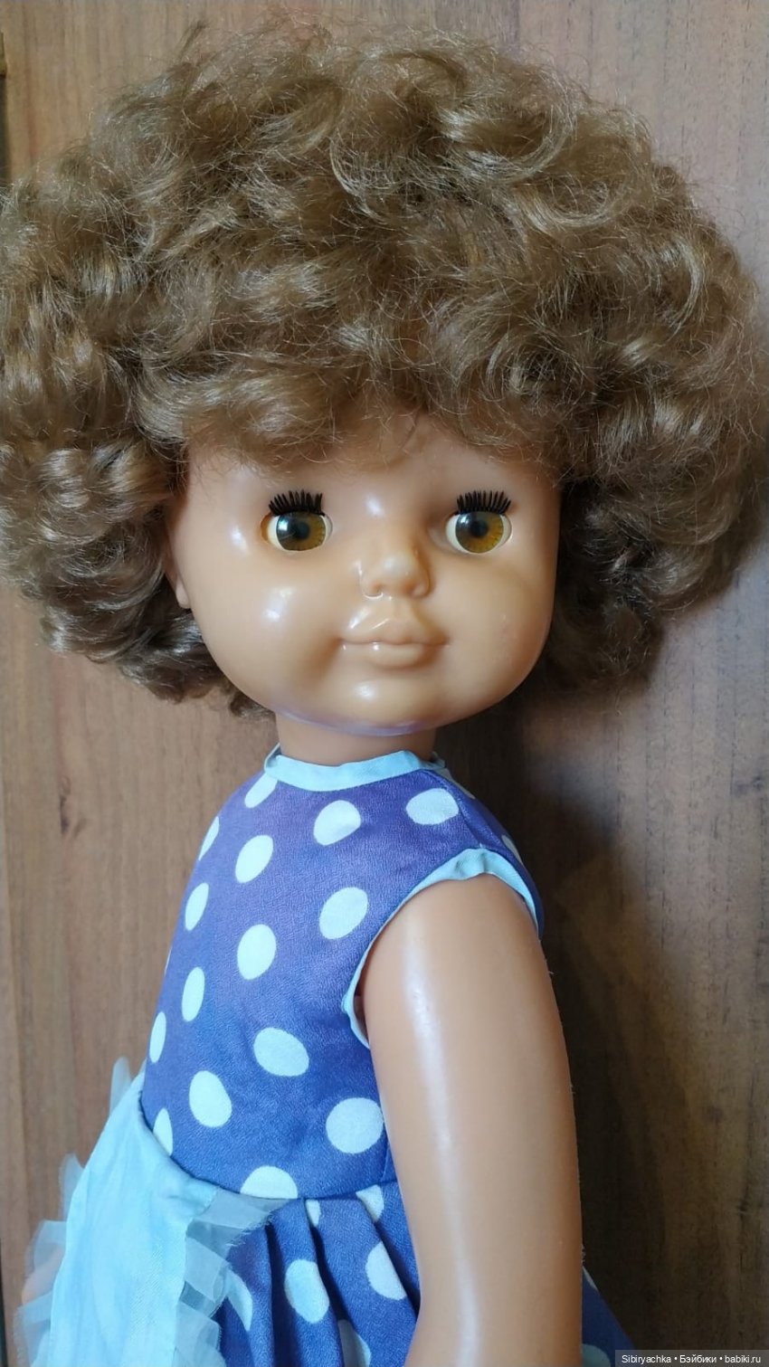 Кудряшки Лидочки — Советские винтажные куклы (СССР): Ленигрушка (фото 3)