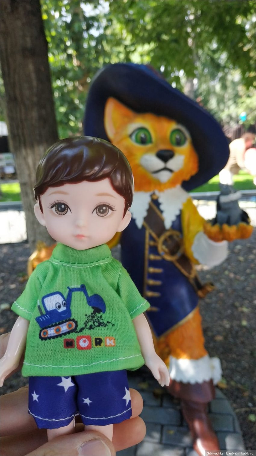 Летняя прогулка Коленьки — Игровые куклы разных производителей (Разное): редкие бренды (фото 2)