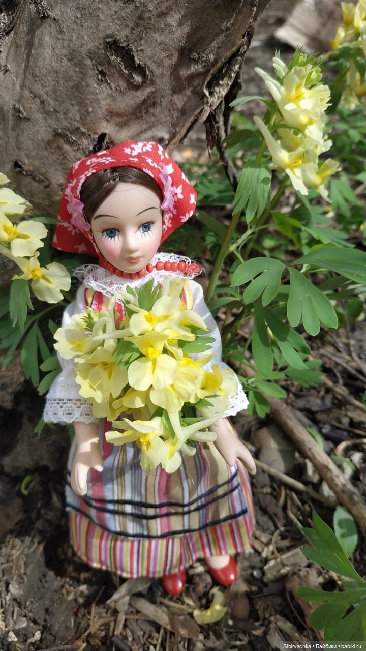 Весенняя прогулка Дуняши — Игровые куклы разных производителей (Разное): редкие бренды (фото 4)