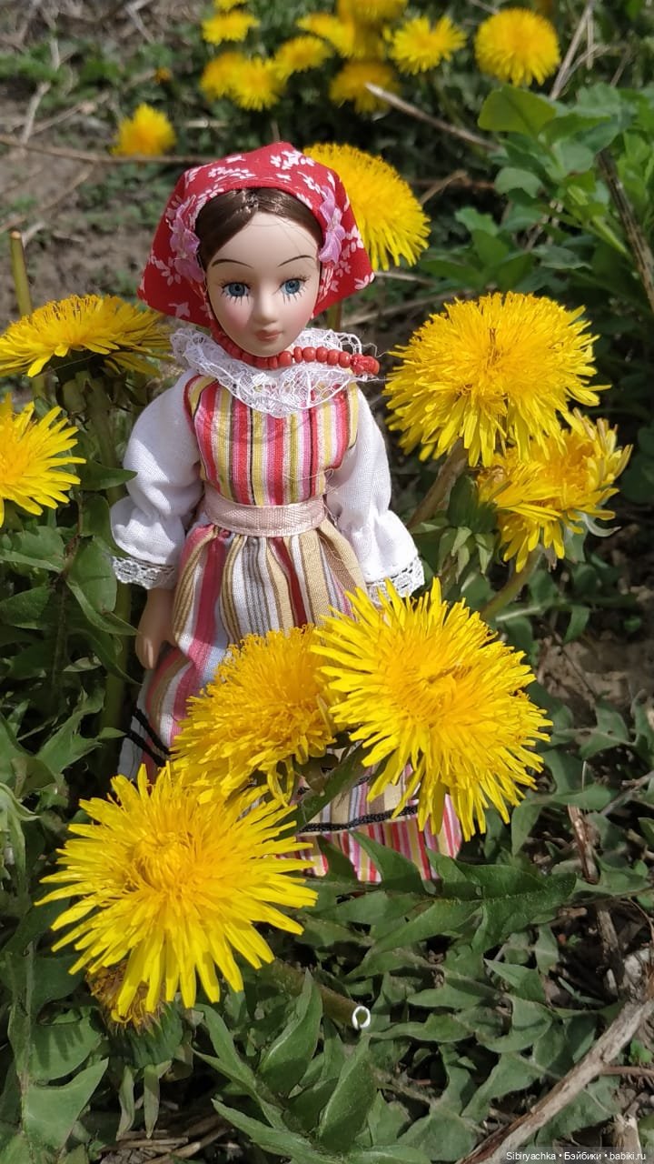 Весенняя прогулка Дуняши — Игровые куклы разных производителей (Разное): редкие бренды