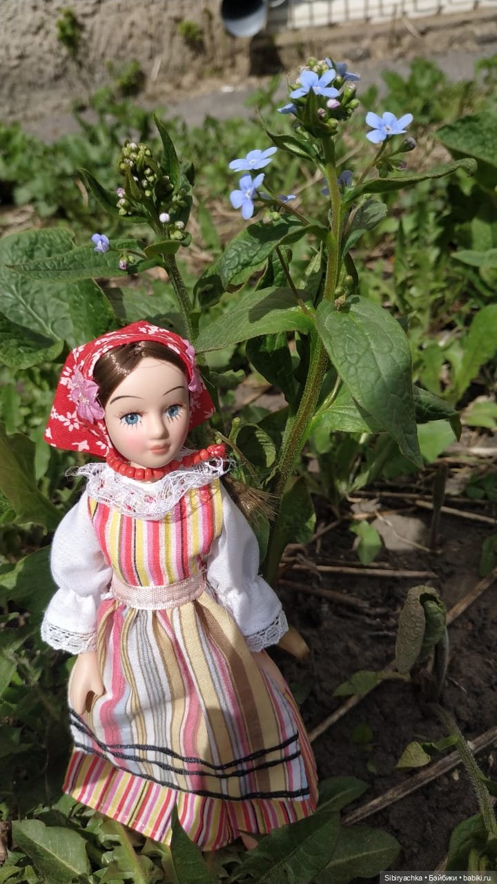 Весенняя прогулка Дуняши — Игровые куклы разных производителей (Разное): редкие бренды