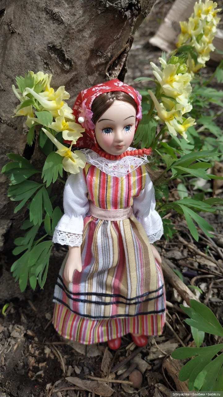 Весенняя прогулка Дуняши — Игровые куклы разных производителей (Разное): редкие бренды (фото 2)