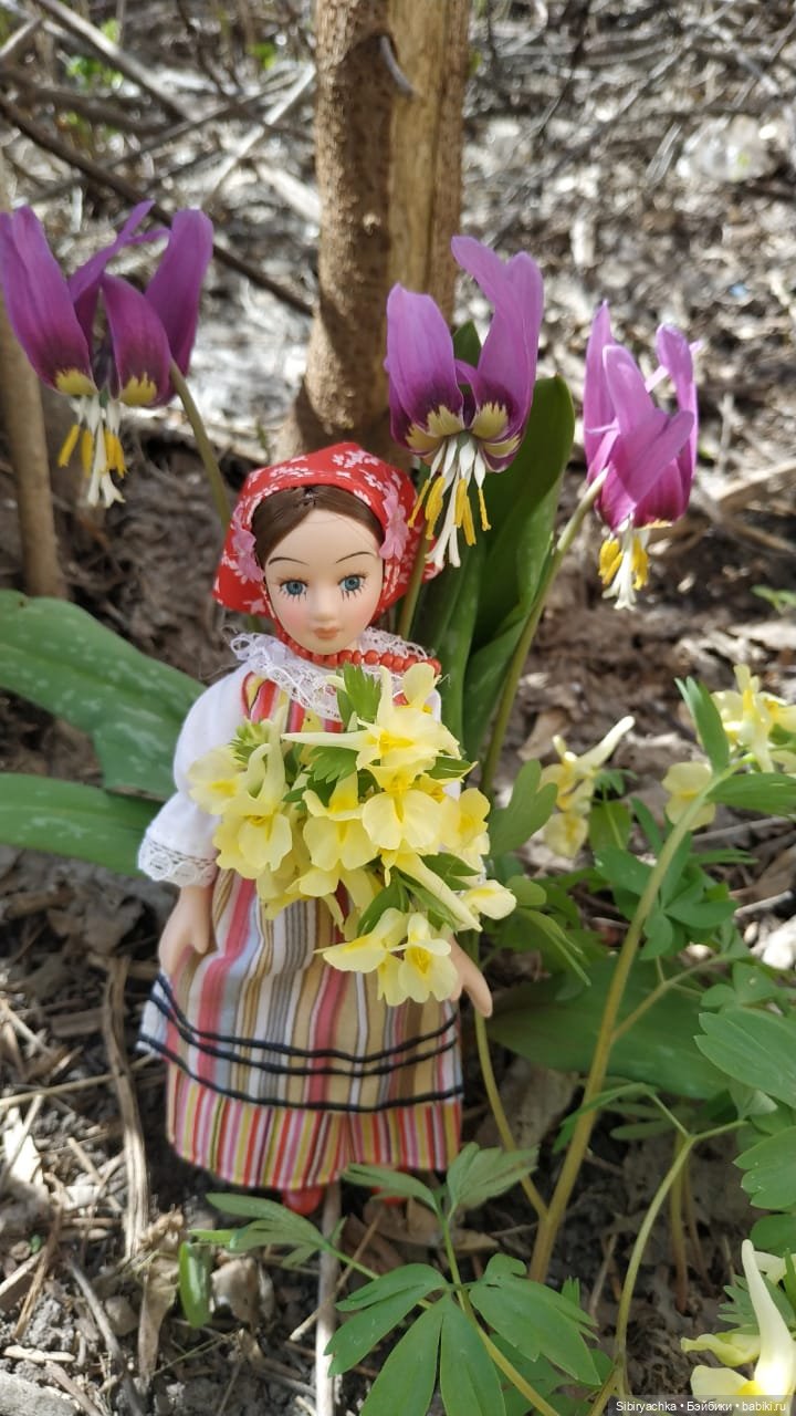 Весенняя прогулка Дуняши — Игровые куклы разных производителей (Разное): редкие бренды (фото 5)