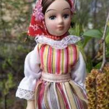 Весенняя прогулка Дуняши.