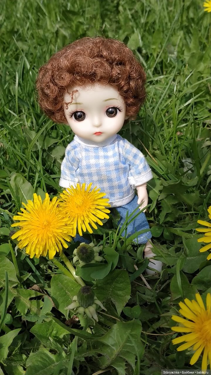 Первая весенняя прогулка Василька