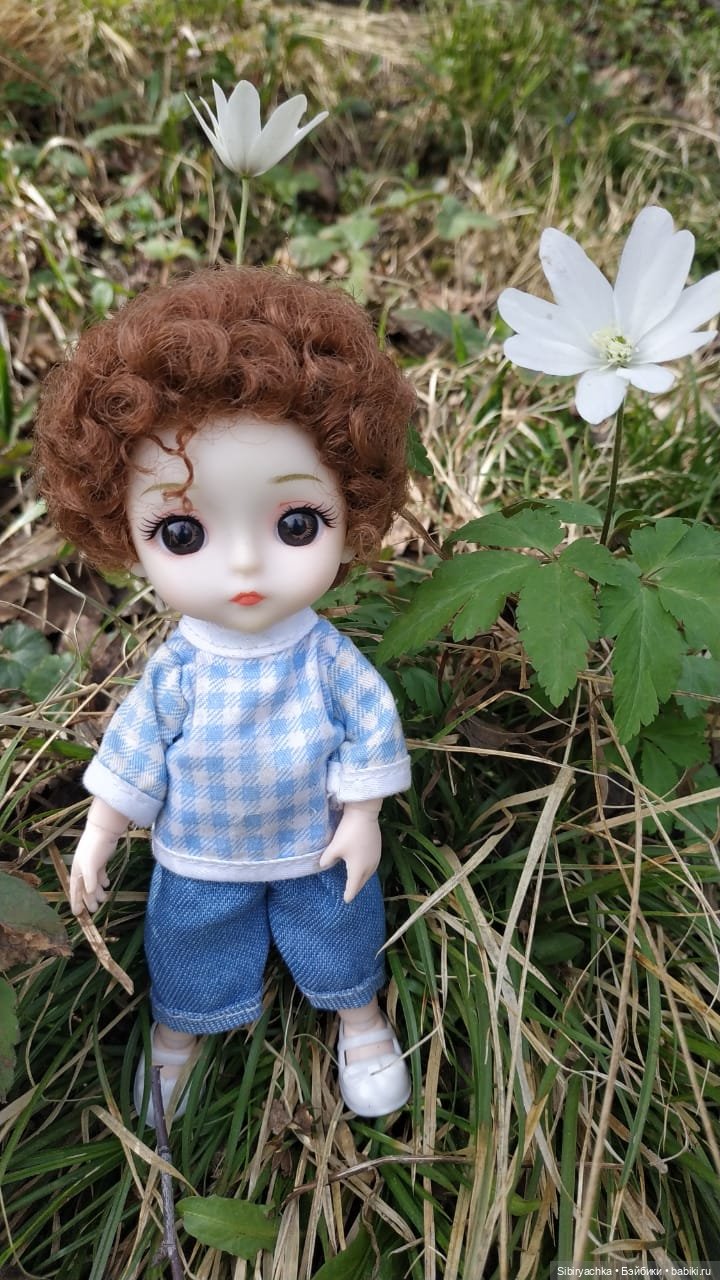 Первая весенняя прогулка Василька