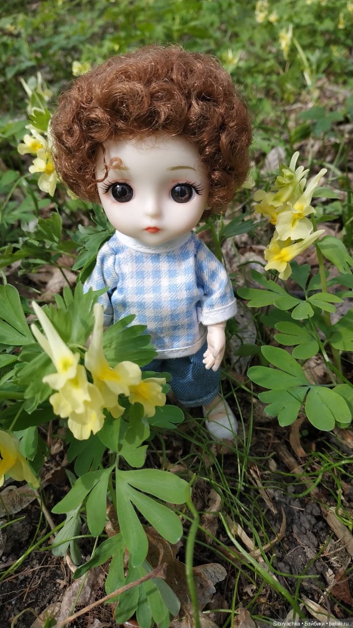 Первая весенняя прогулка Василька