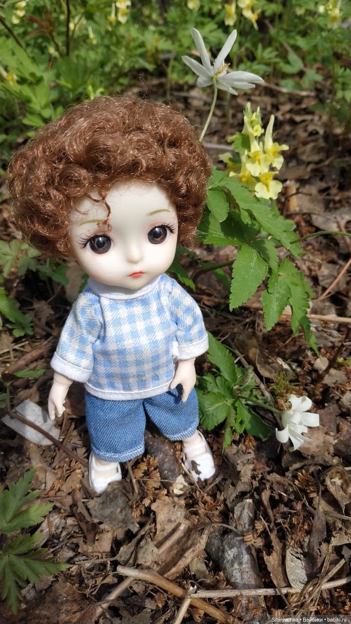 Первая весенняя прогулка Василька