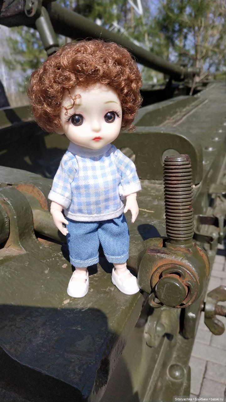 Василёк на выставке военной техники