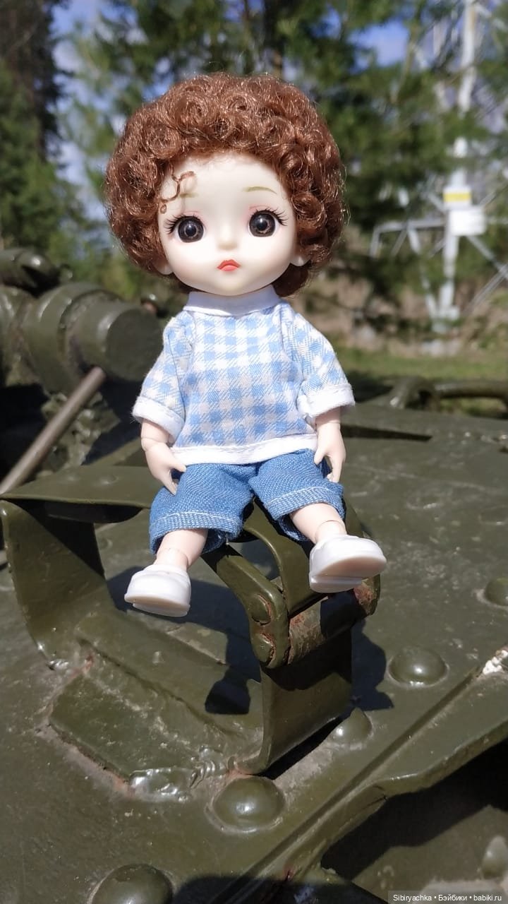 Василёк на выставке военной техники