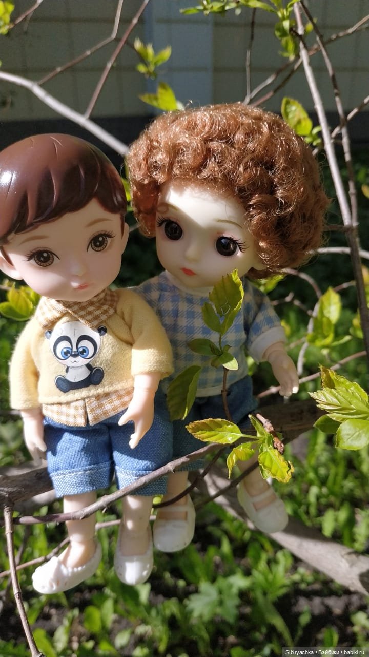 Коленька и Василёк снова гуляют