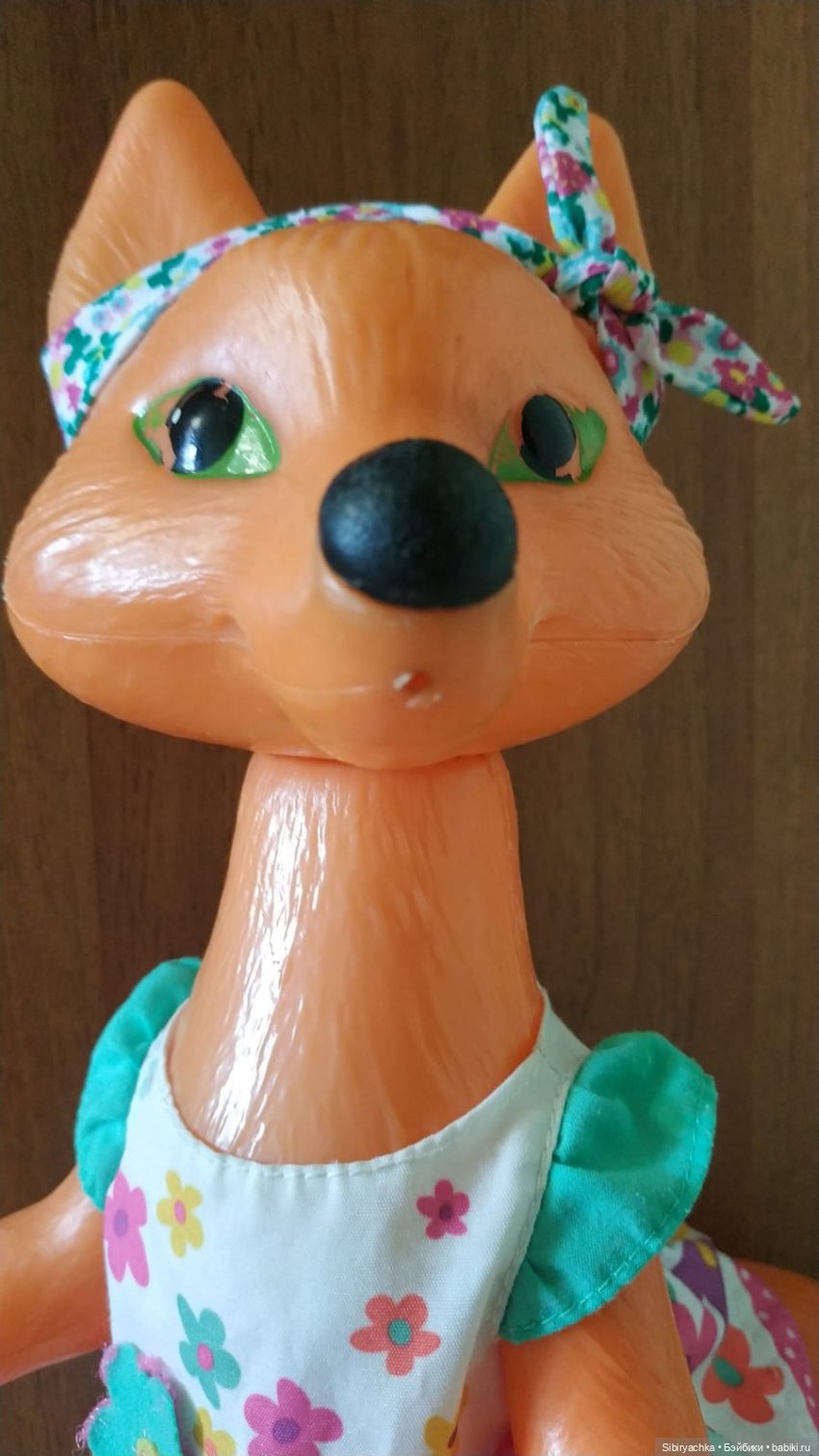 Лиса Патрикеевна — Игрушки СССР и советского детства: резиновые