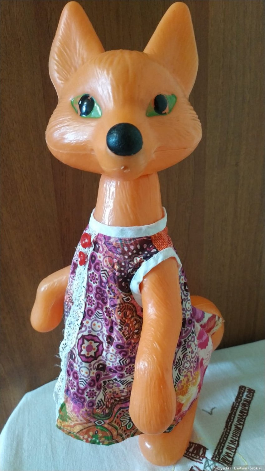 Лиса Патрикеевна — Игрушки СССР и советского детства: резиновые