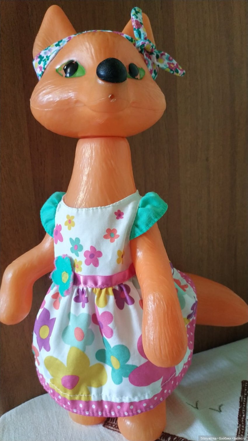 Лиса Патрикеевна — Игрушки СССР и советского детства: резиновые