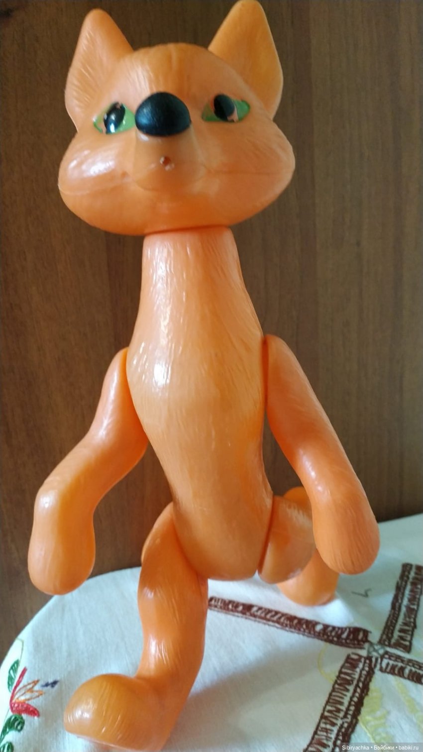 Лиса Патрикеевна — Игрушки СССР и советского детства: резиновые (фото 10)