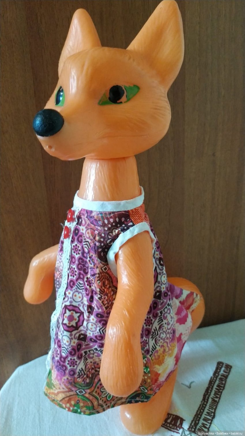 Лиса Патрикеевна — Игрушки СССР и советского детства: резиновые