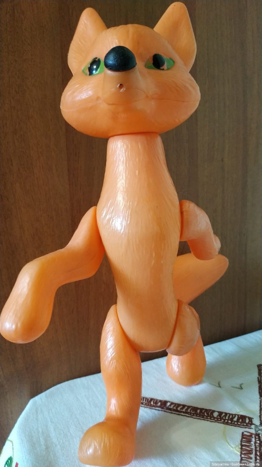 Лиса Патрикеевна — Игрушки СССР и советского детства: резиновые (фото 6)