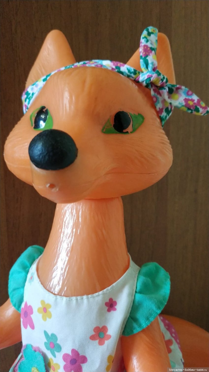 Лиса Патрикеевна — Игрушки СССР и советского детства: резиновые