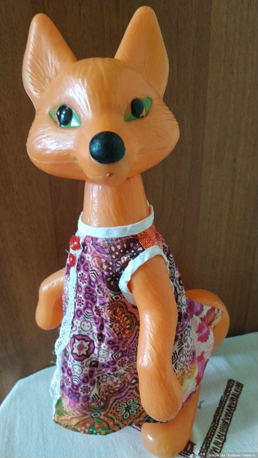 Лиса Патрикеевна — Игрушки СССР и советского детства: резиновые