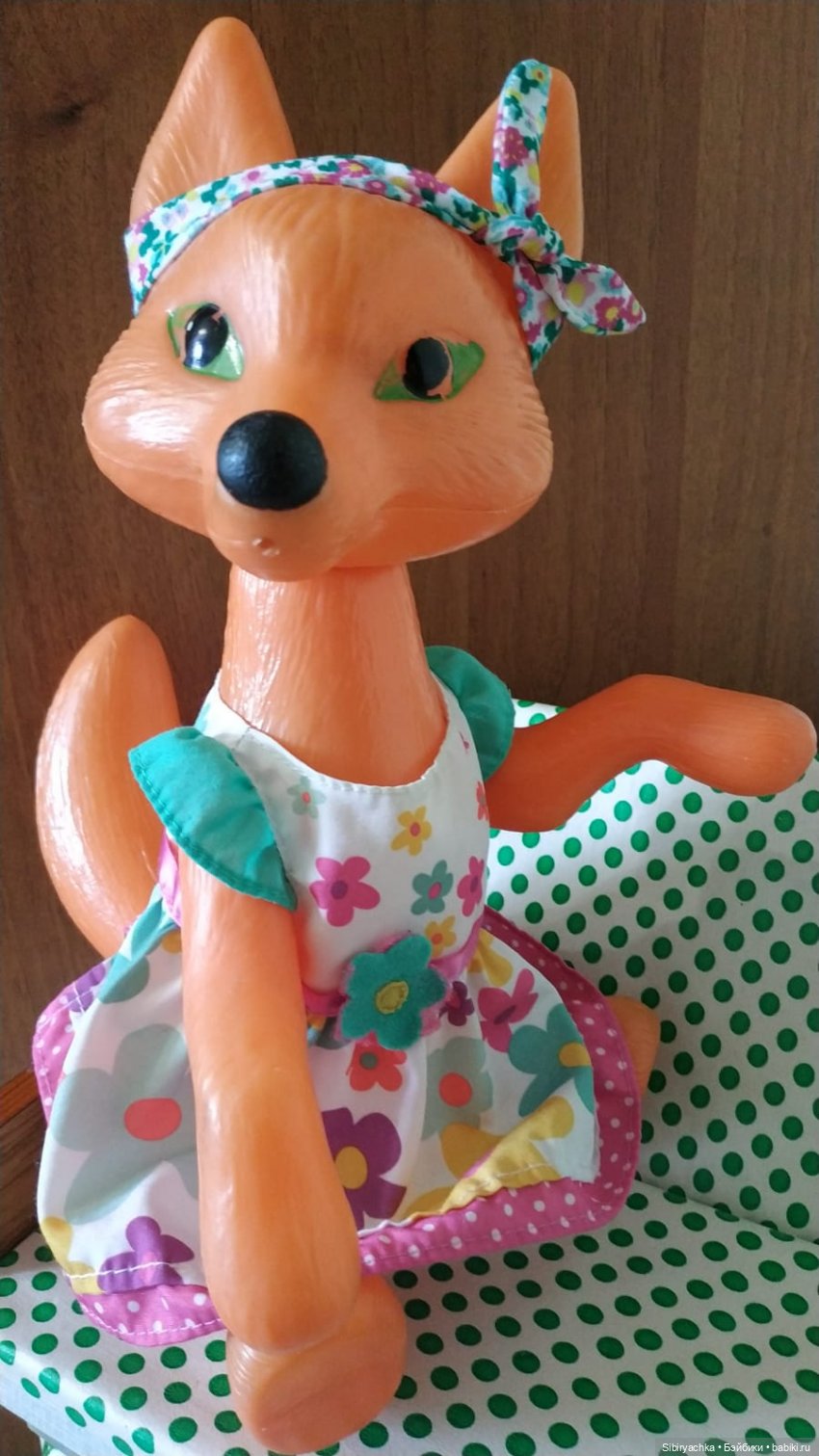Лиса Патрикеевна — Игрушки СССР и советского детства: резиновые