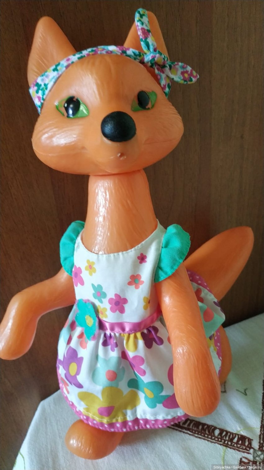 Лиса Патрикеевна — Игрушки СССР и советского детства: резиновые