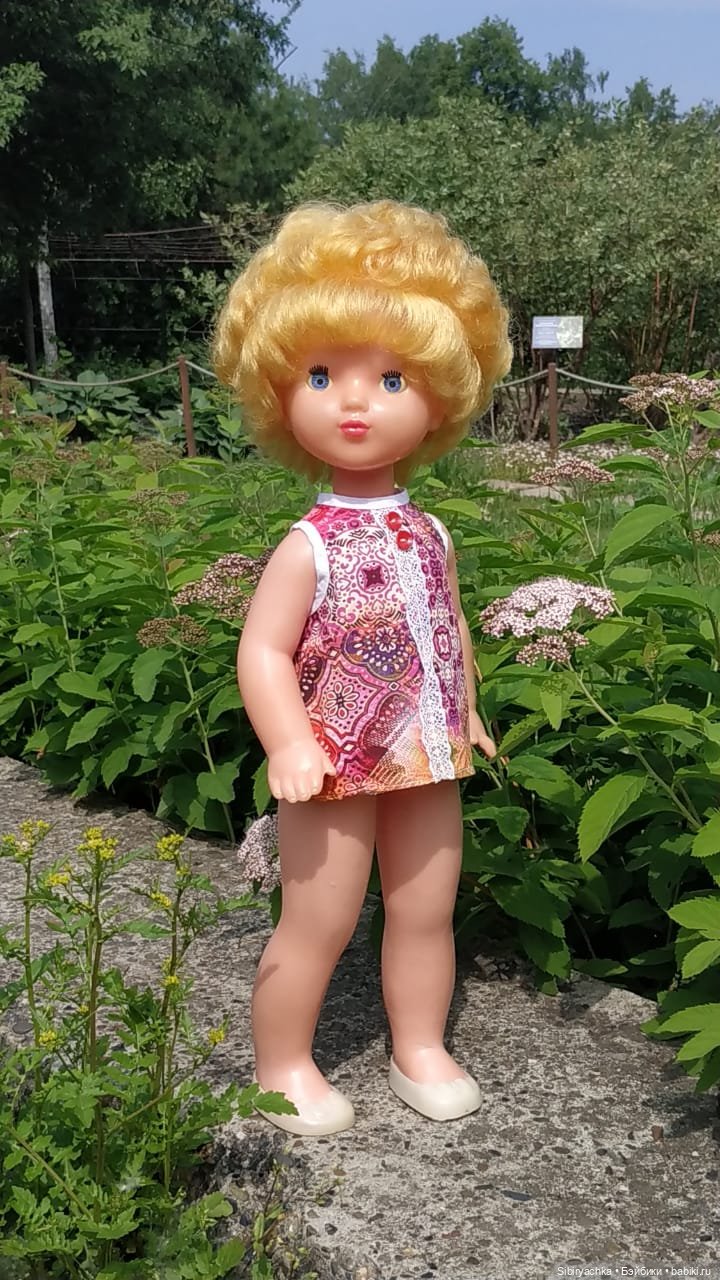 Валечка на прогулке — Советские винтажные куклы (СССР): Ленигрушка