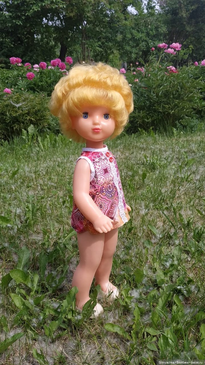 Валечка на прогулке — Советские винтажные куклы (СССР): Ленигрушка