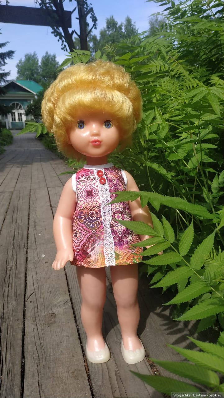 Валечка на прогулке — Советские винтажные куклы (СССР): Ленигрушка