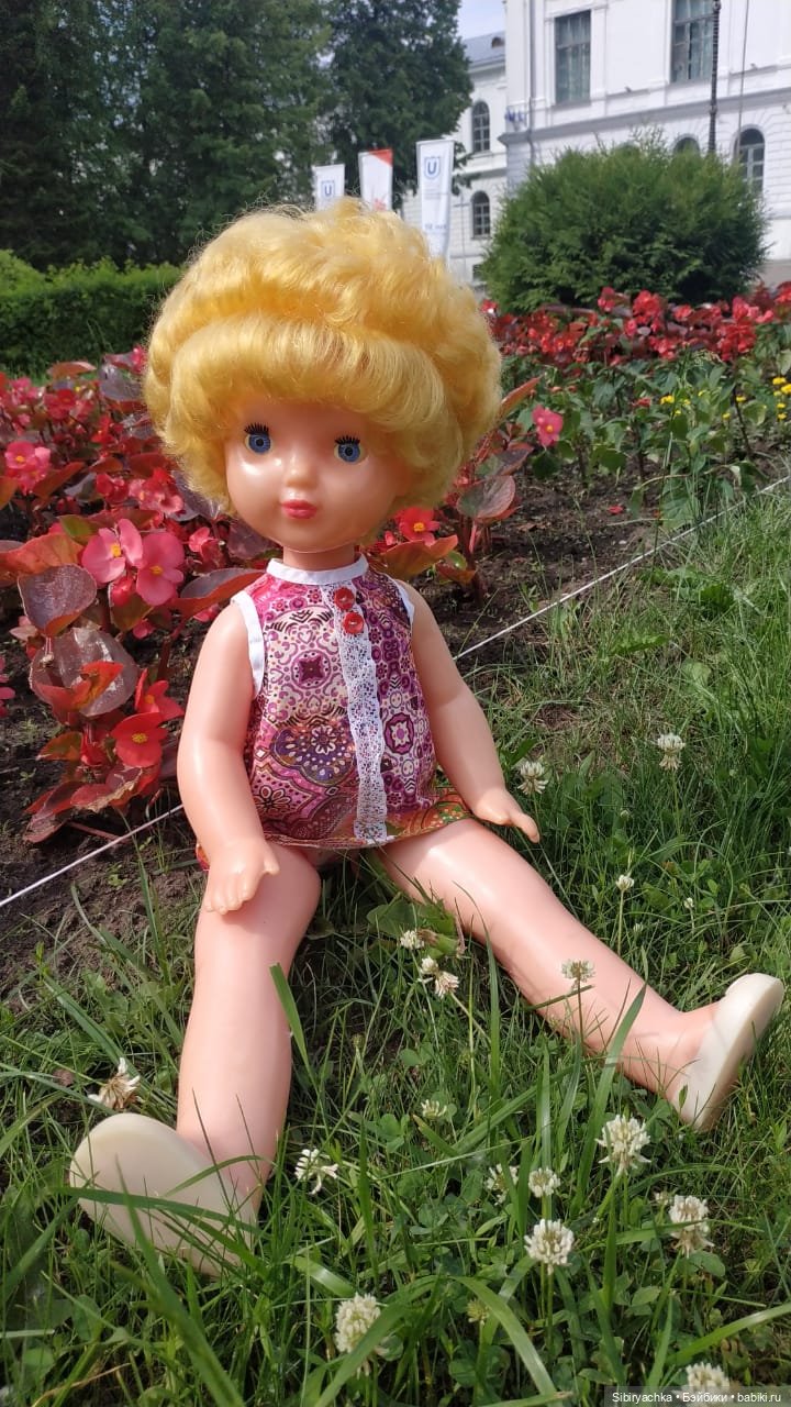 Валечка на прогулке — Советские винтажные куклы (СССР): Ленигрушка