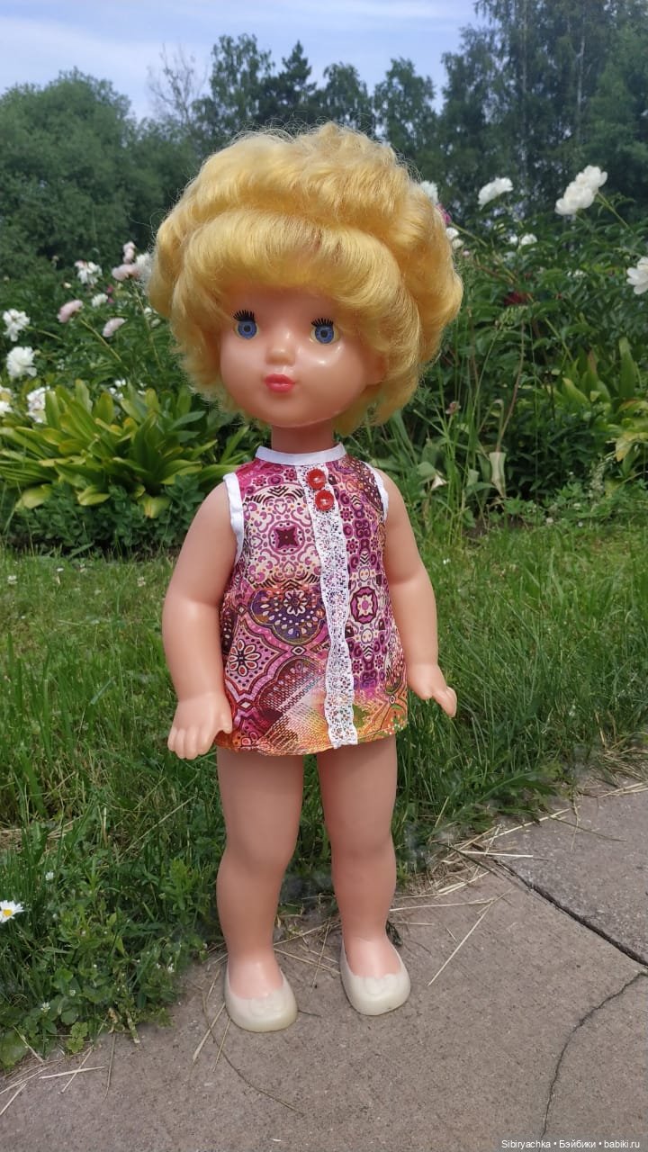 Валечка на прогулке — Советские винтажные куклы (СССР): Ленигрушка