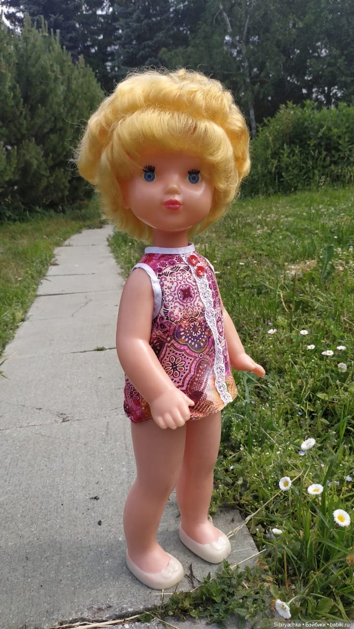 Валечка на прогулке — Советские винтажные куклы (СССР): Ленигрушка