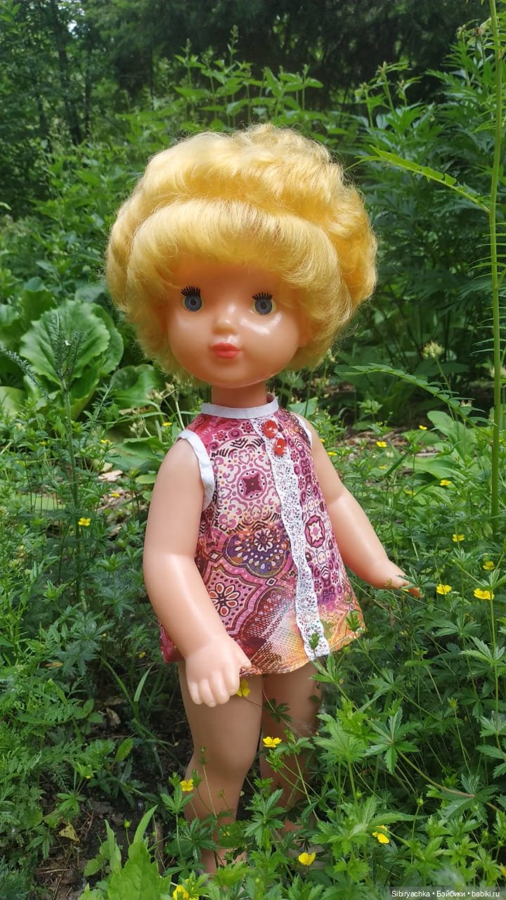 Валечка на прогулке — Советские винтажные куклы (СССР): Ленигрушка