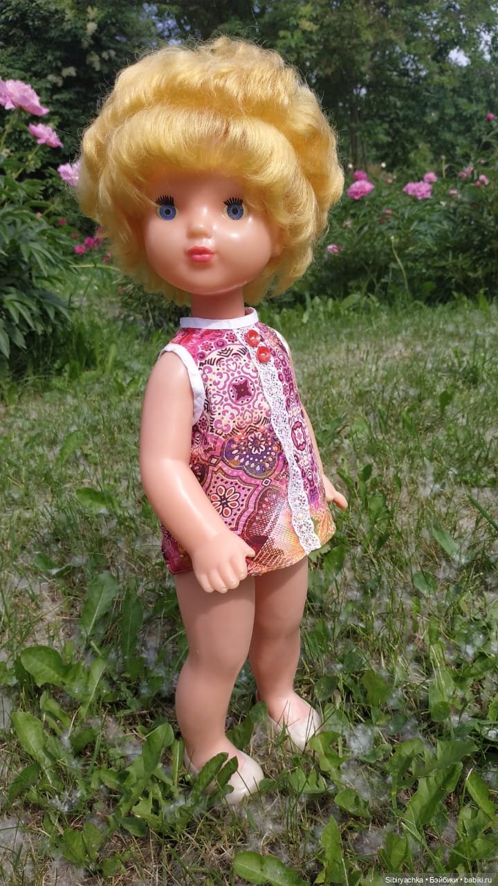 Валечка на прогулке — Советские винтажные куклы (СССР): Ленигрушка