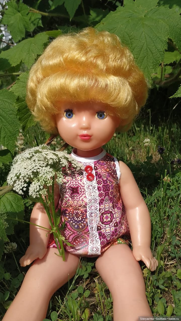 Валечка на прогулке — Советские винтажные куклы (СССР): Ленигрушка