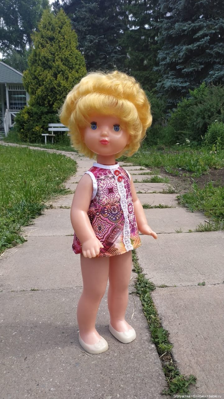 Валечка на прогулке — Советские винтажные куклы (СССР): Ленигрушка