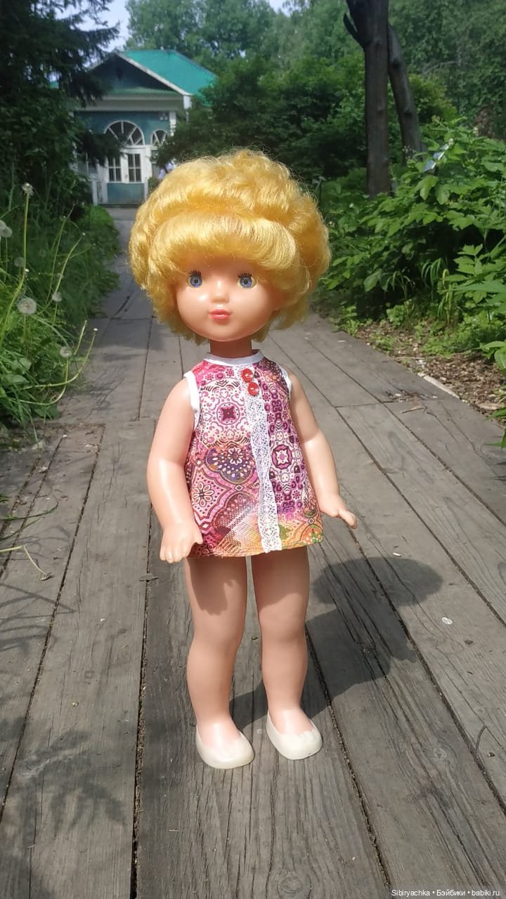 Валечка на прогулке — Советские винтажные куклы (СССР): Ленигрушка
