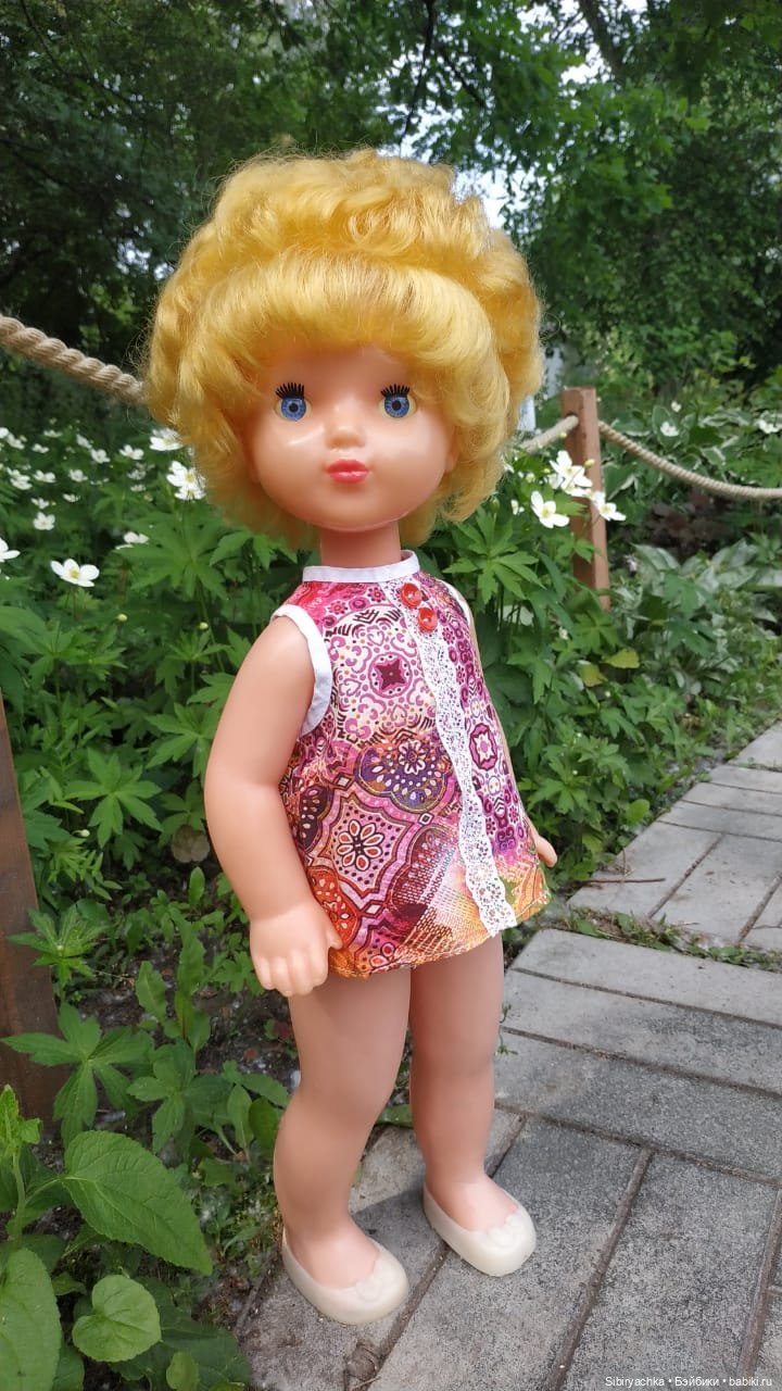 Валечка на прогулке — Советские винтажные куклы (СССР): Ленигрушка
