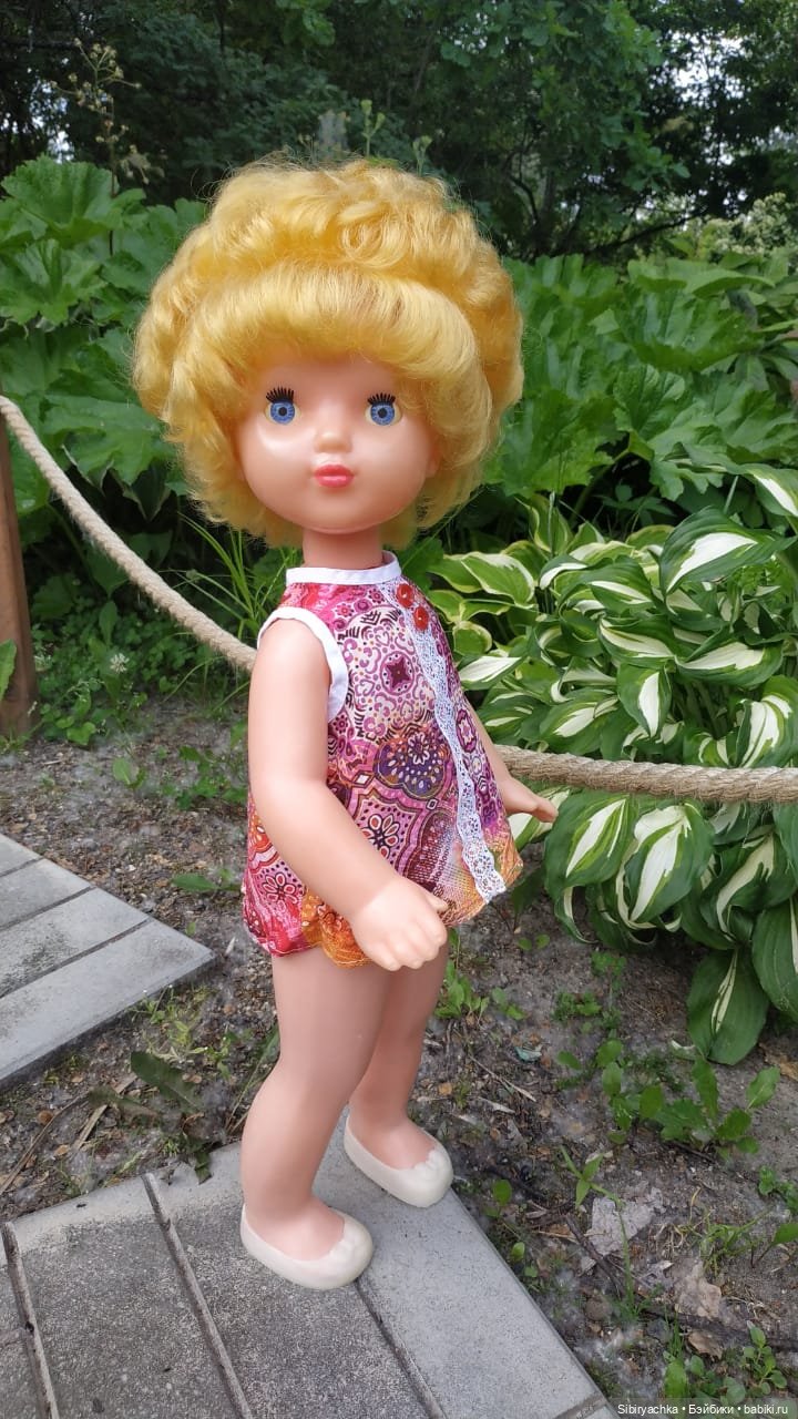 Валечка на прогулке — Советские винтажные куклы (СССР): Ленигрушка