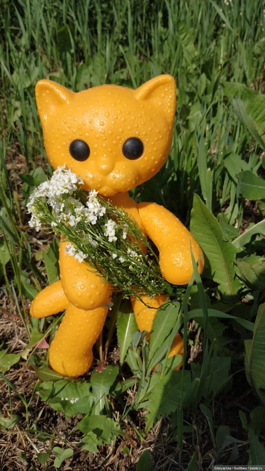 Кошечка Мурочка — Игрушки СССР и советского детства: резиновые (фото 10)