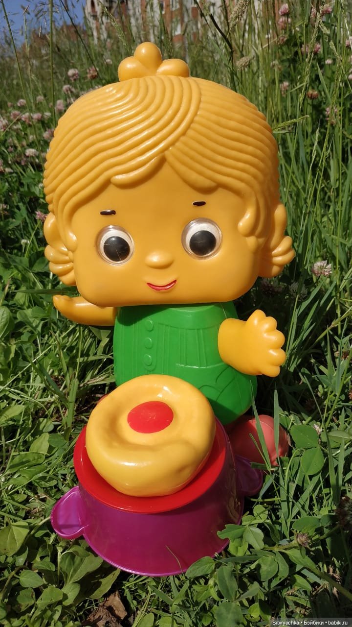Топотушка Дуняша — Игрушки СССР и советского детства: резиновые
