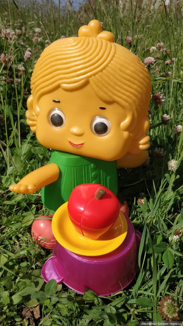 Топотушка Дуняша — Игрушки СССР и советского детства: резиновые