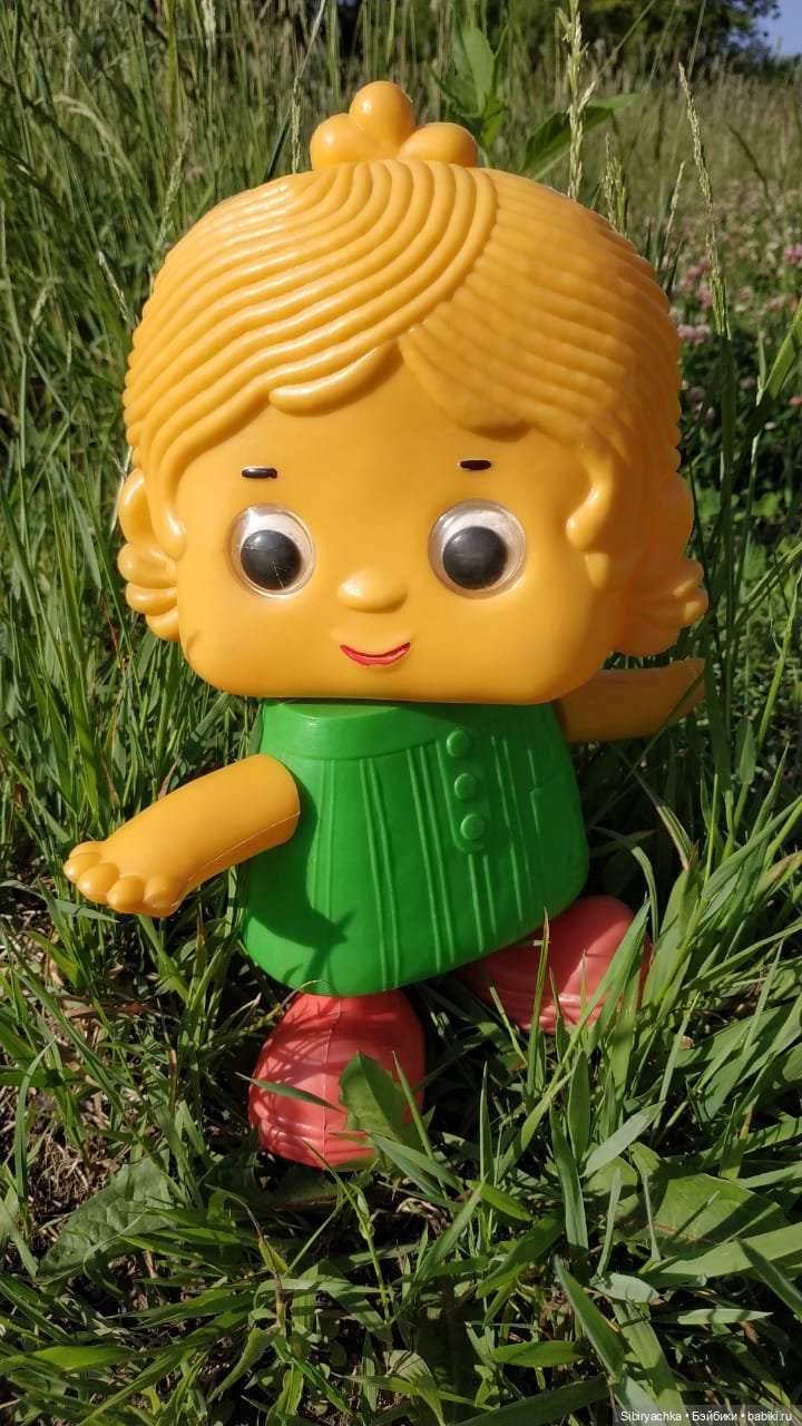 Топотушка Дуняша — Игрушки СССР и советского детства: резиновые