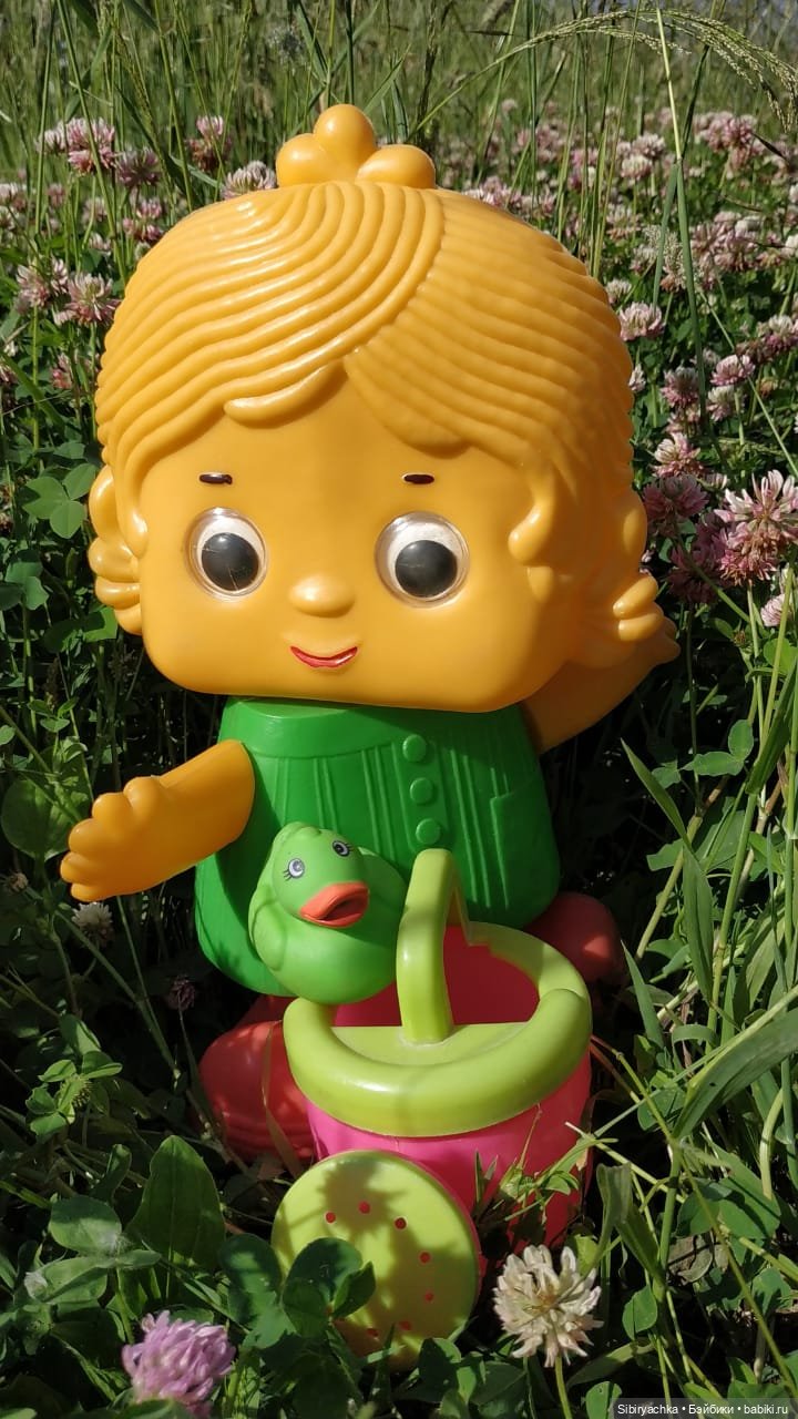 Топотушка Дуняша — Игрушки СССР и советского детства: резиновые