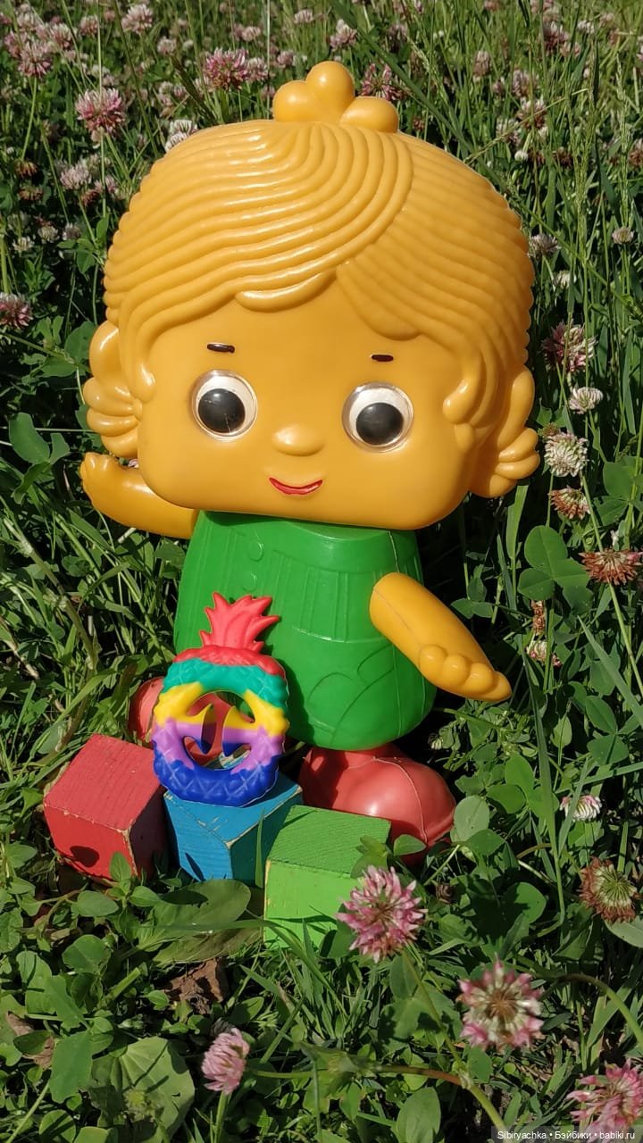 Топотушка Дуняша — Игрушки СССР и советского детства: резиновые