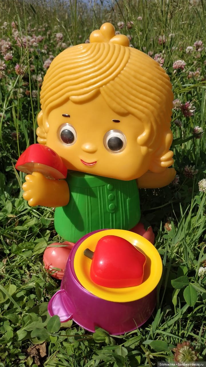 Топотушка Дуняша — Игрушки СССР и советского детства: резиновые